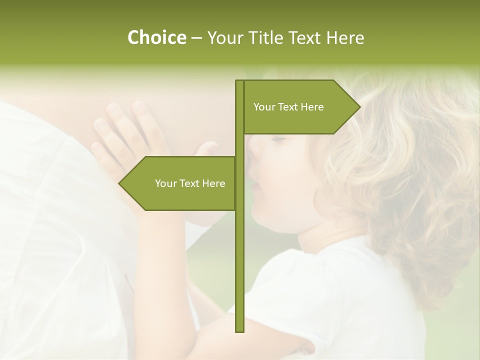 Lifestyle Portrait Child PowerPoint Template