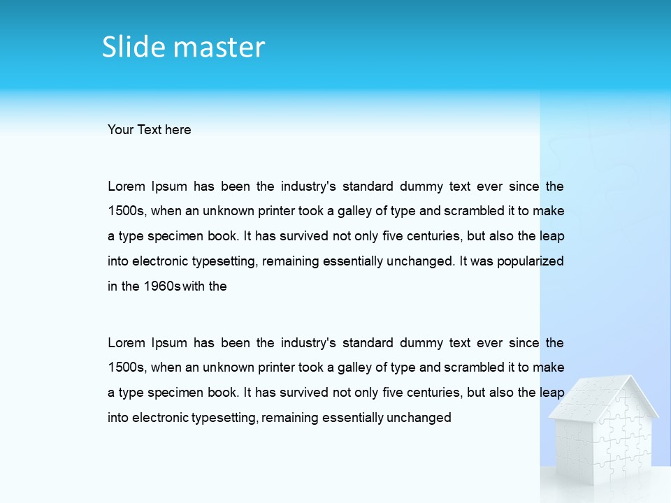 Estate Render Shapes PowerPoint Template