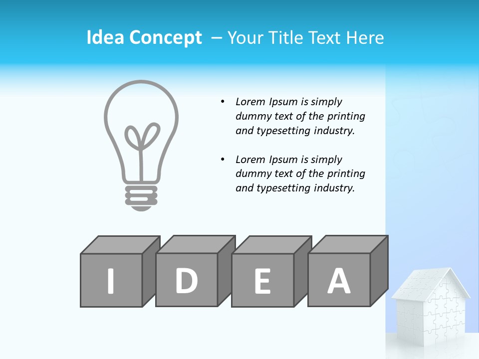 Estate Render Shapes PowerPoint Template