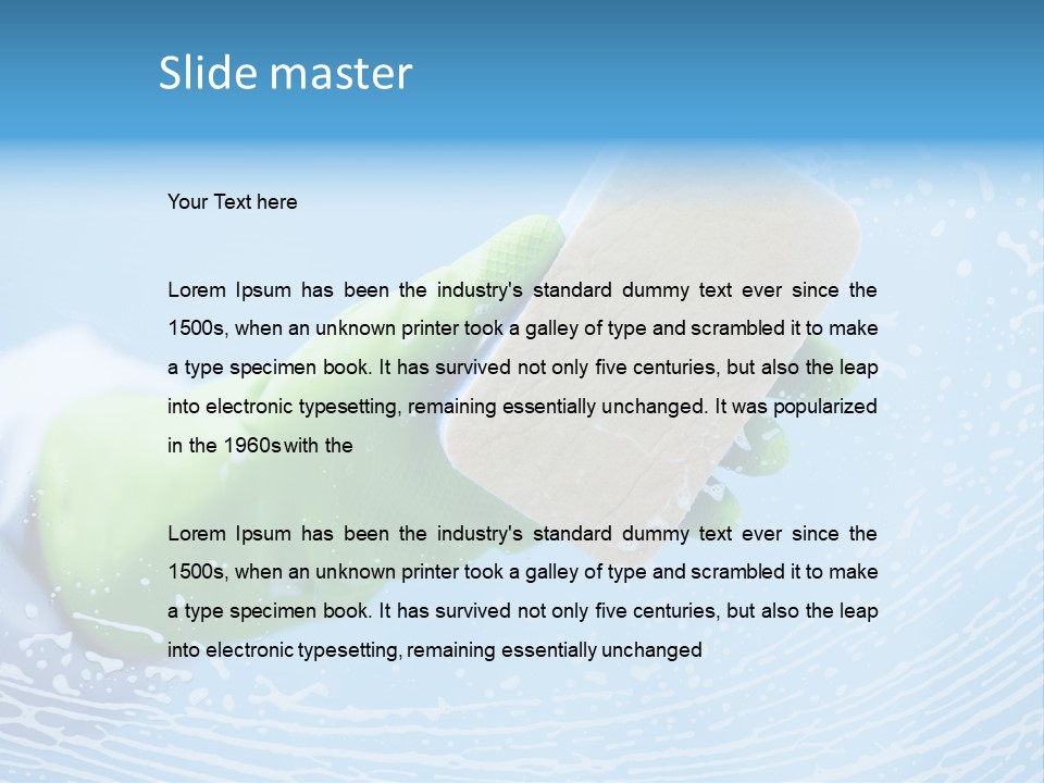 Chores Service Surface PowerPoint Template