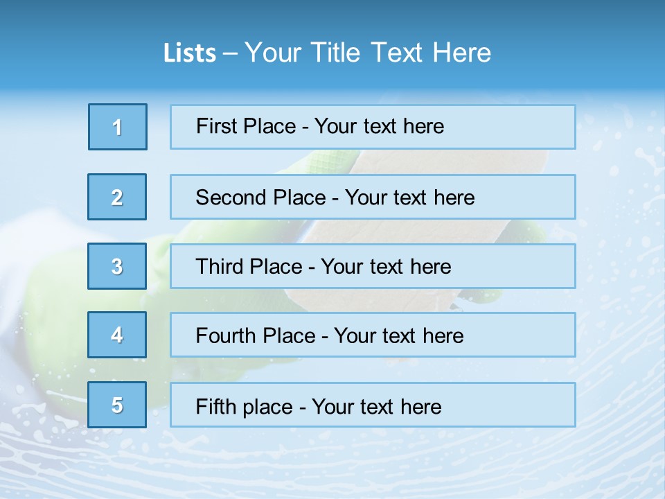 Chores Service Surface PowerPoint Template