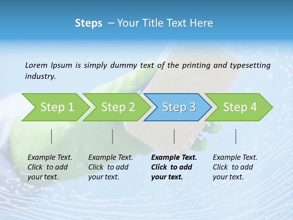 Chores Service Surface PowerPoint Template