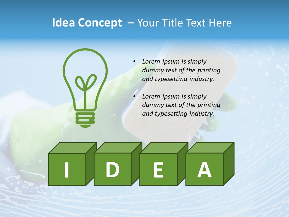Chores Service Surface PowerPoint Template