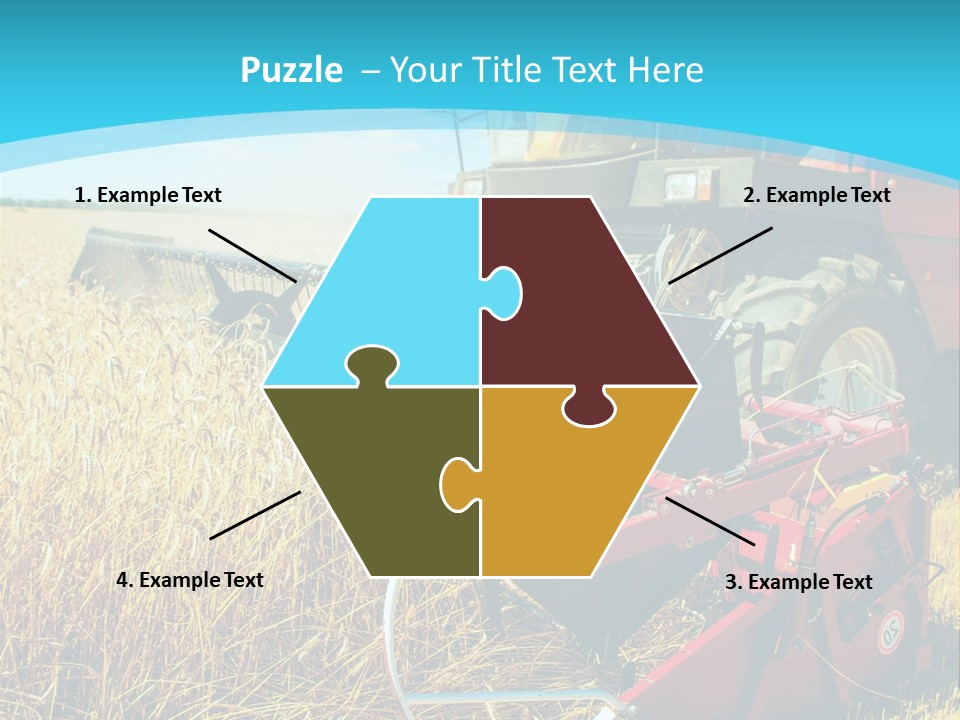 Work Foreground Equipment PowerPoint Template