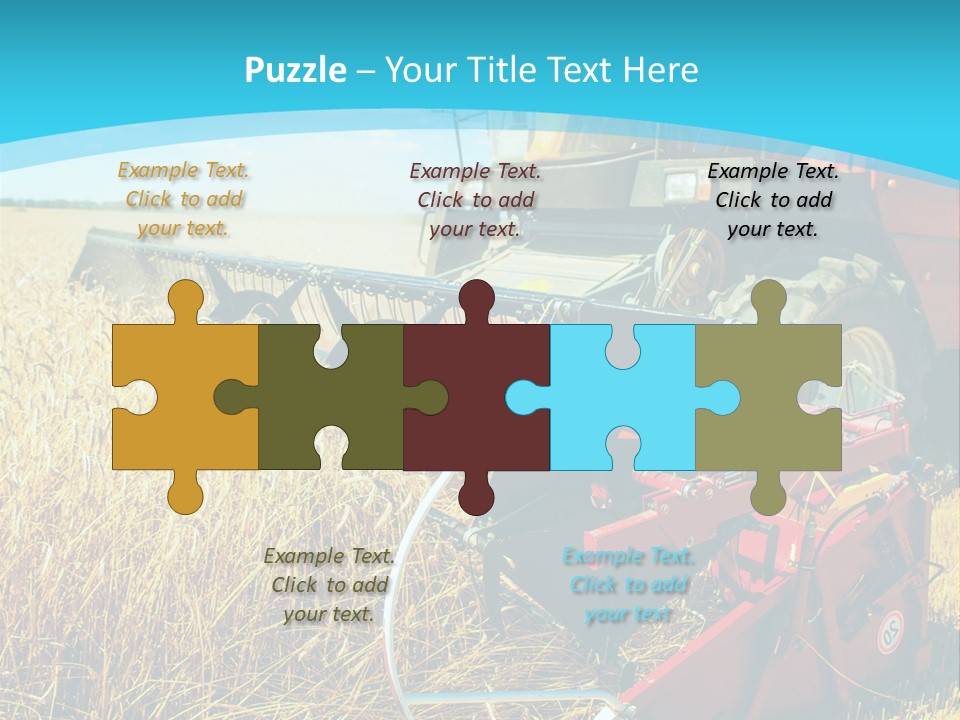 Work Foreground Equipment PowerPoint Template