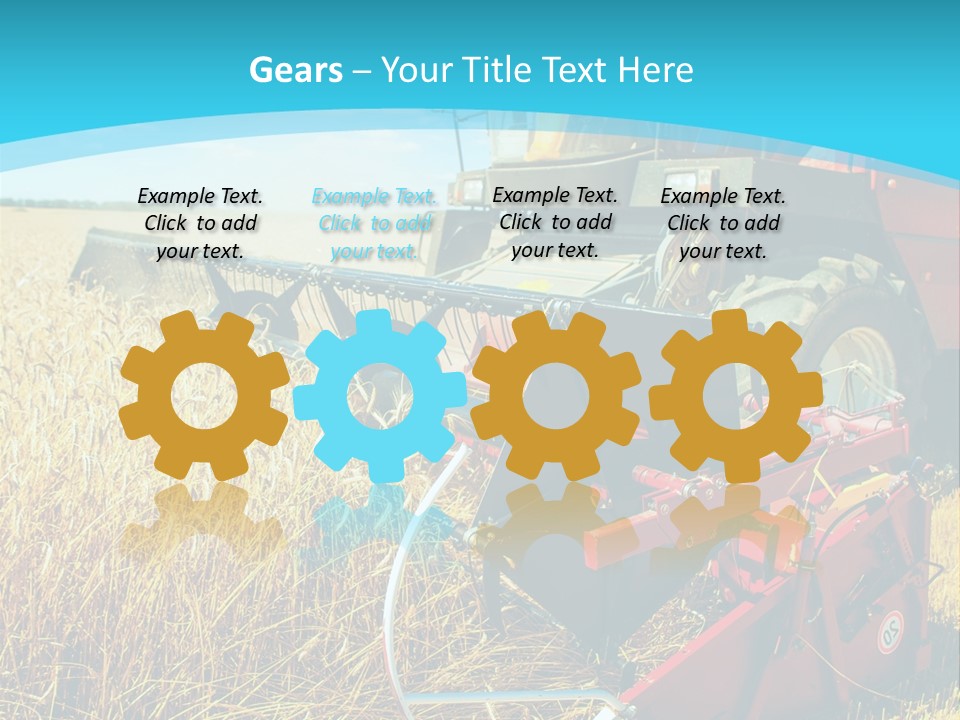 Work Foreground Equipment PowerPoint Template
