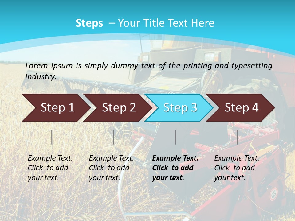 Work Foreground Equipment PowerPoint Template