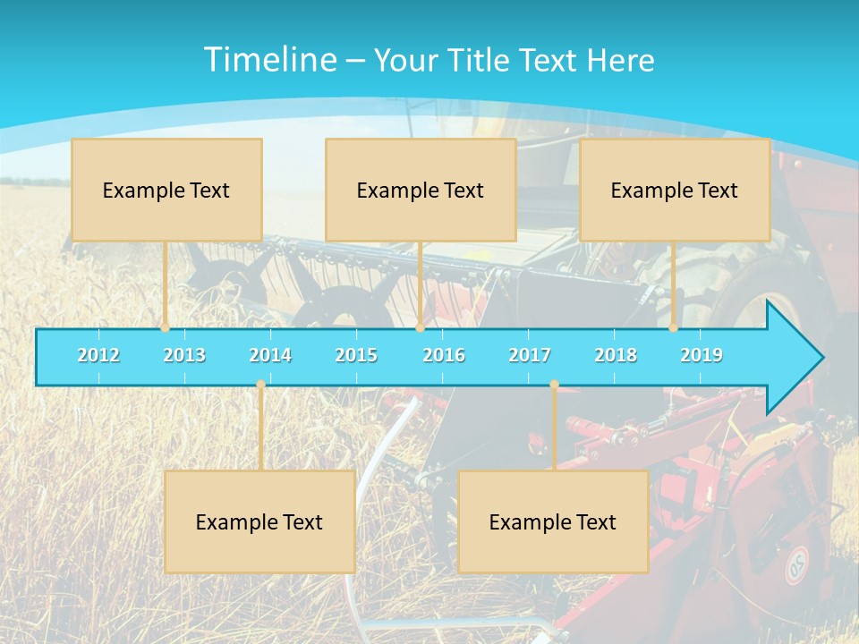 Work Foreground Equipment PowerPoint Template