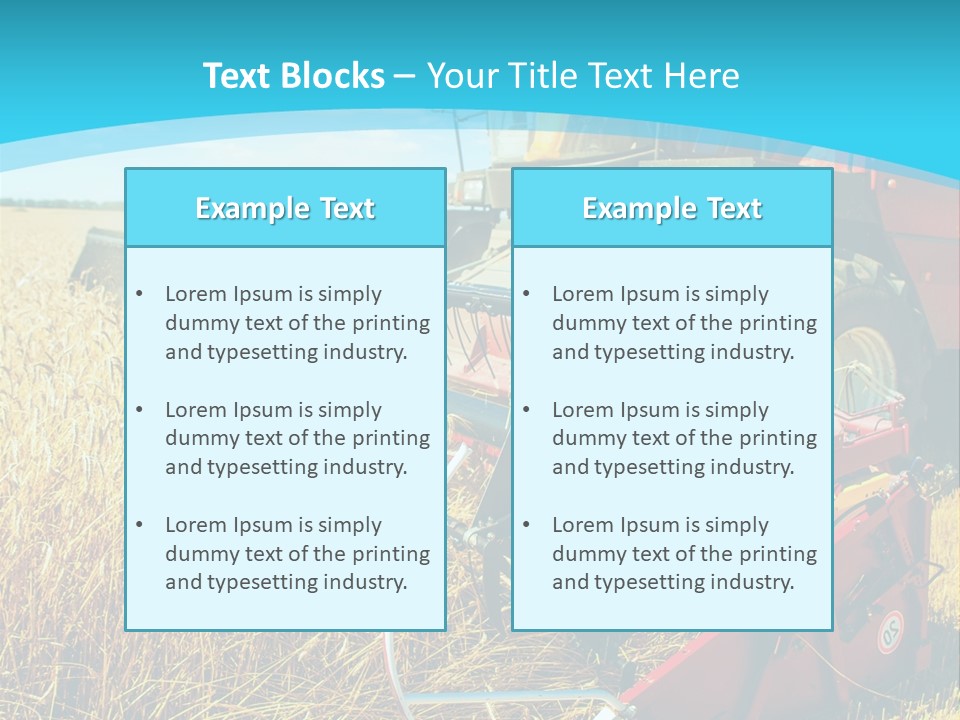 Work Foreground Equipment PowerPoint Template