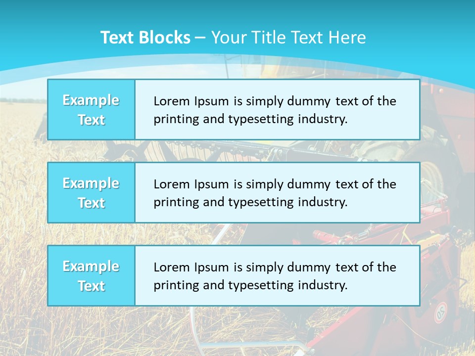 Work Foreground Equipment PowerPoint Template