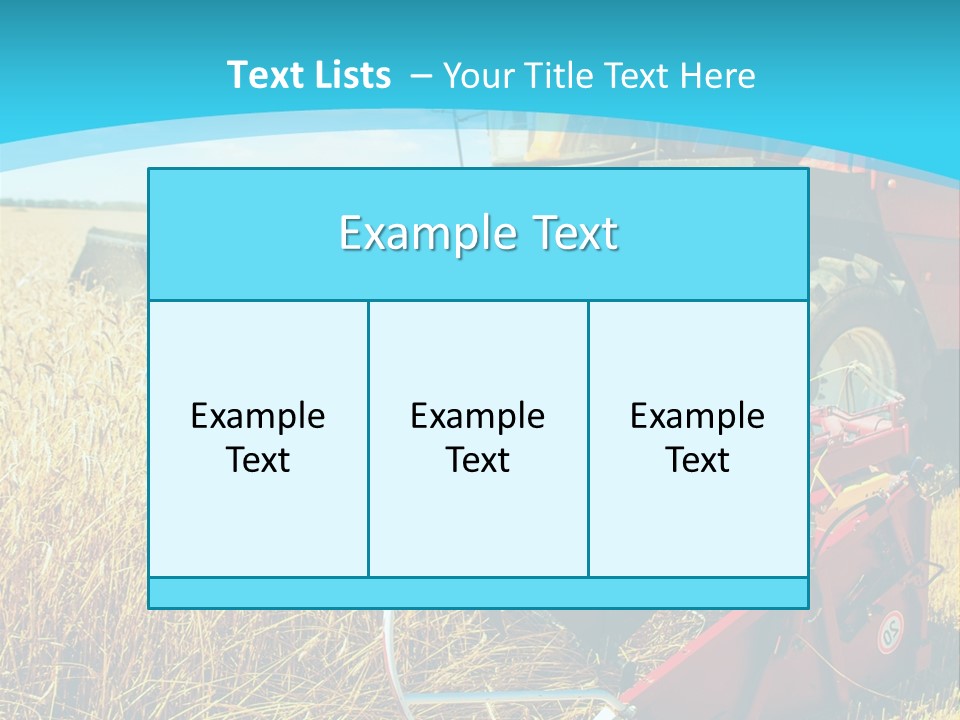 Work Foreground Equipment PowerPoint Template