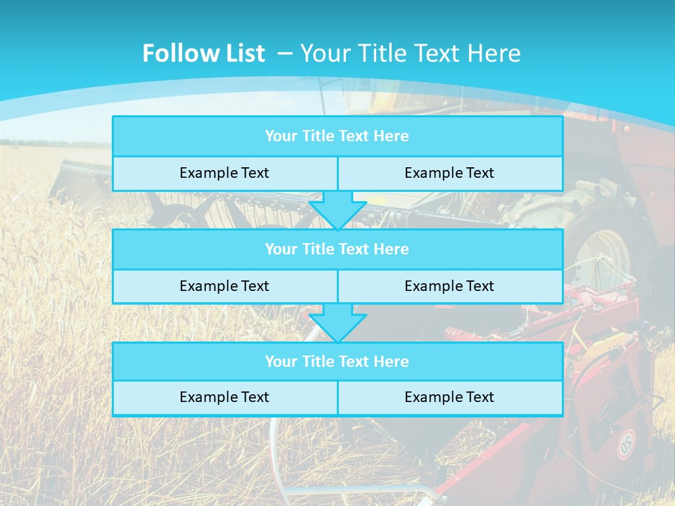 Work Foreground Equipment PowerPoint Template