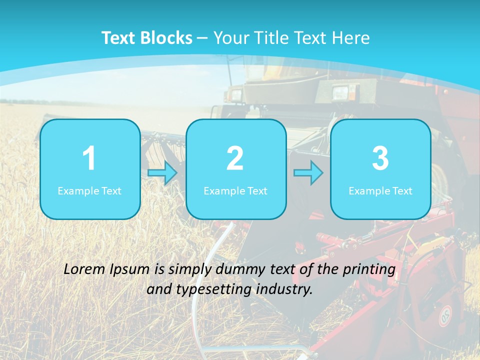 Work Foreground Equipment PowerPoint Template