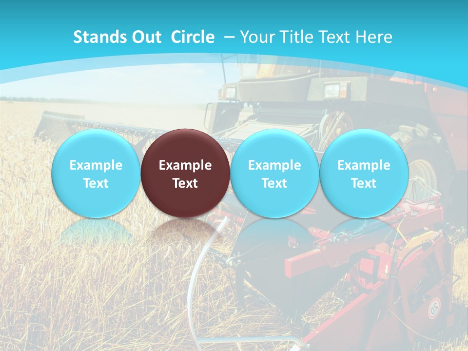 Work Foreground Equipment PowerPoint Template