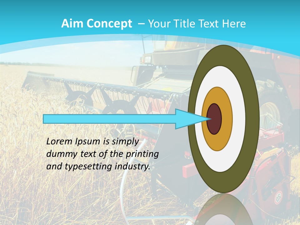 Work Foreground Equipment PowerPoint Template