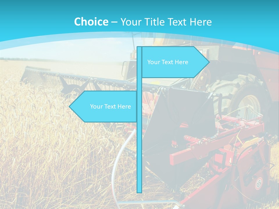 Work Foreground Equipment PowerPoint Template