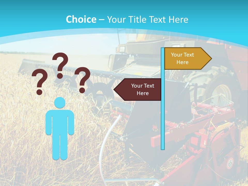 Work Foreground Equipment PowerPoint Template
