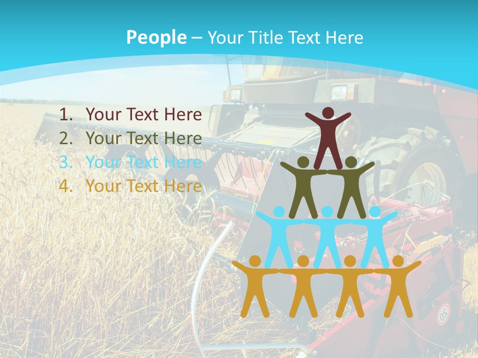 Work Foreground Equipment PowerPoint Template