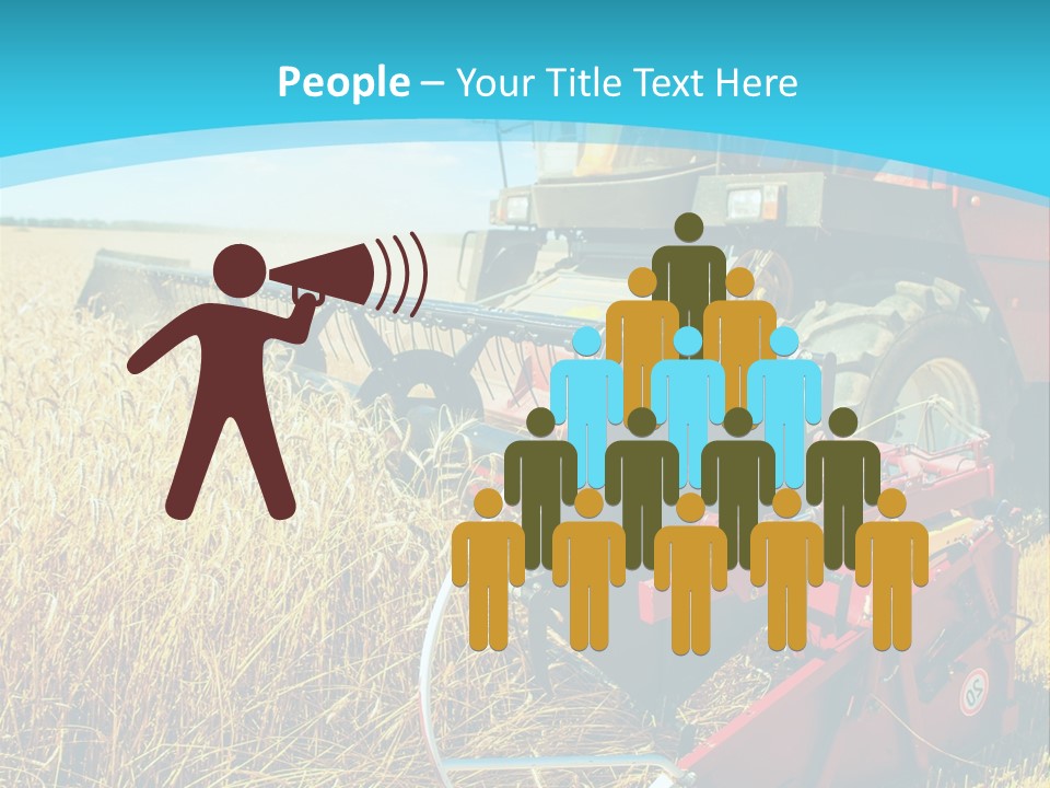 Work Foreground Equipment PowerPoint Template