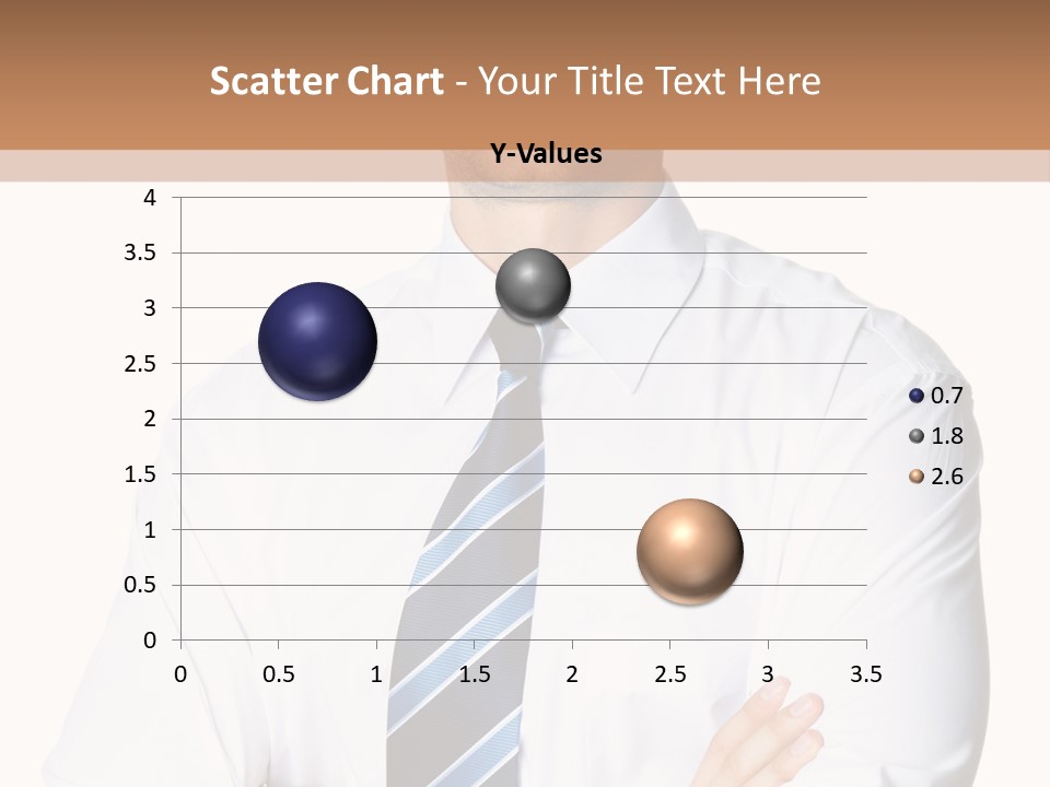 Cut Office Male PowerPoint Template