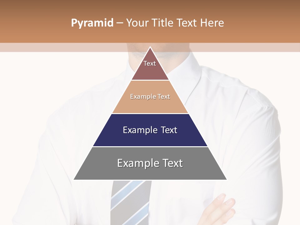Cut Office Male PowerPoint Template