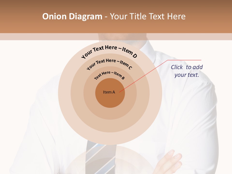 Cut Office Male PowerPoint Template