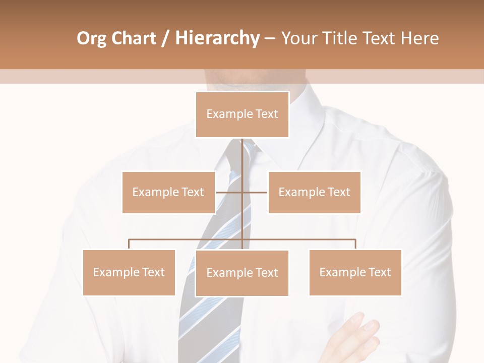 Cut Office Male PowerPoint Template