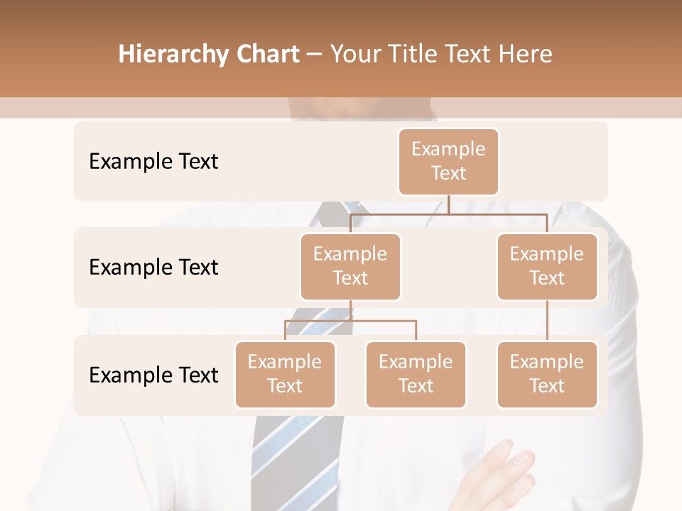 Cut Office Male PowerPoint Template
