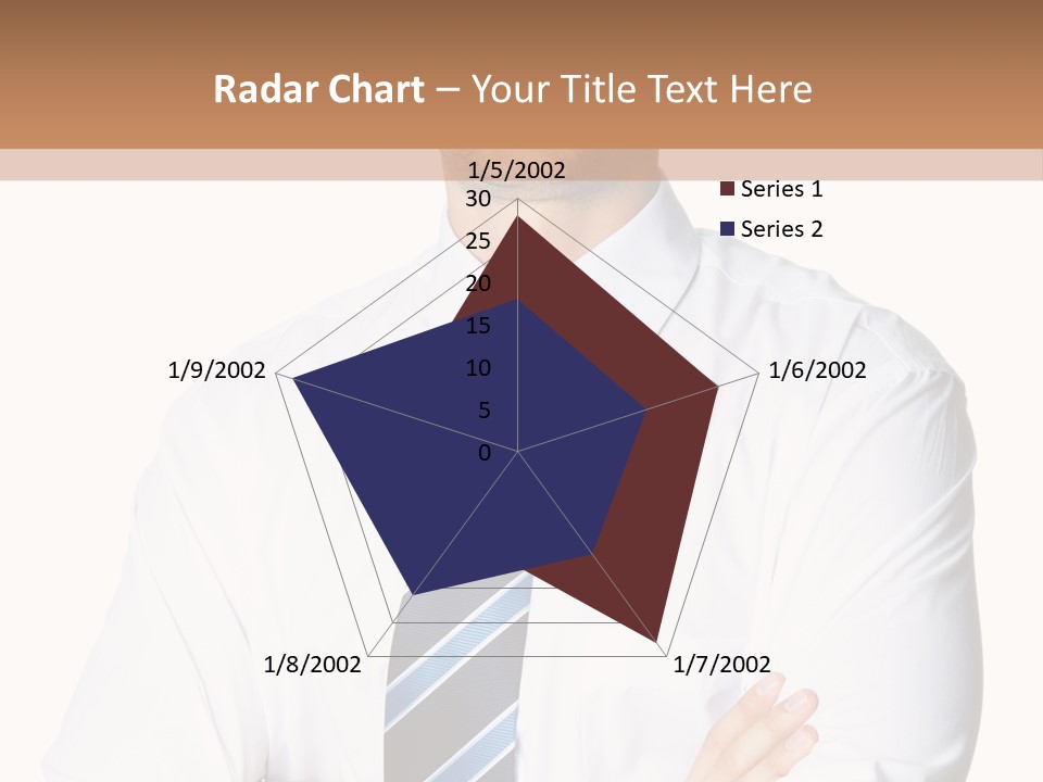 Cut Office Male PowerPoint Template