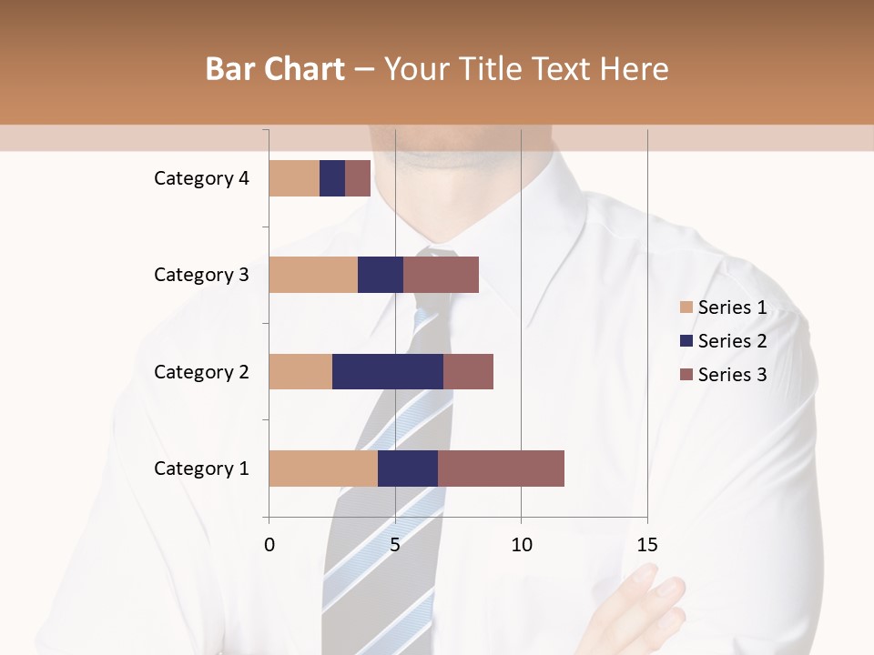 Cut Office Male PowerPoint Template