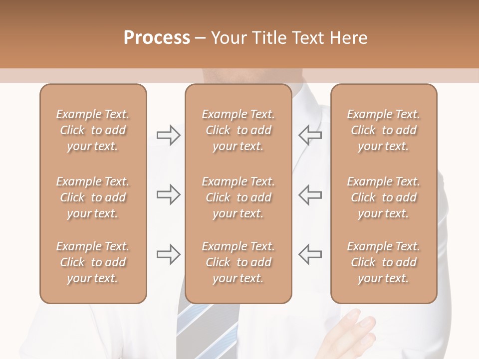 Cut Office Male PowerPoint Template