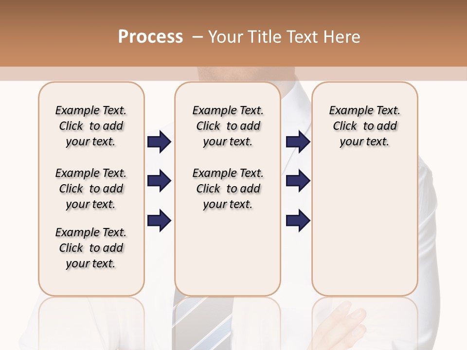 Cut Office Male PowerPoint Template