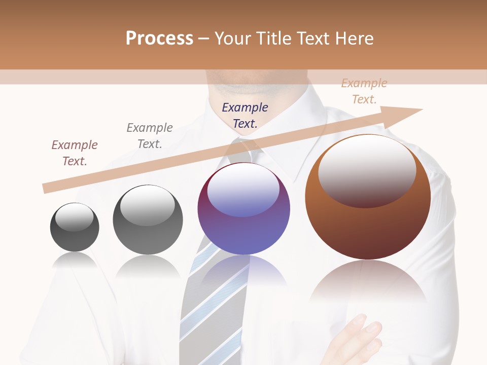 Cut Office Male PowerPoint Template