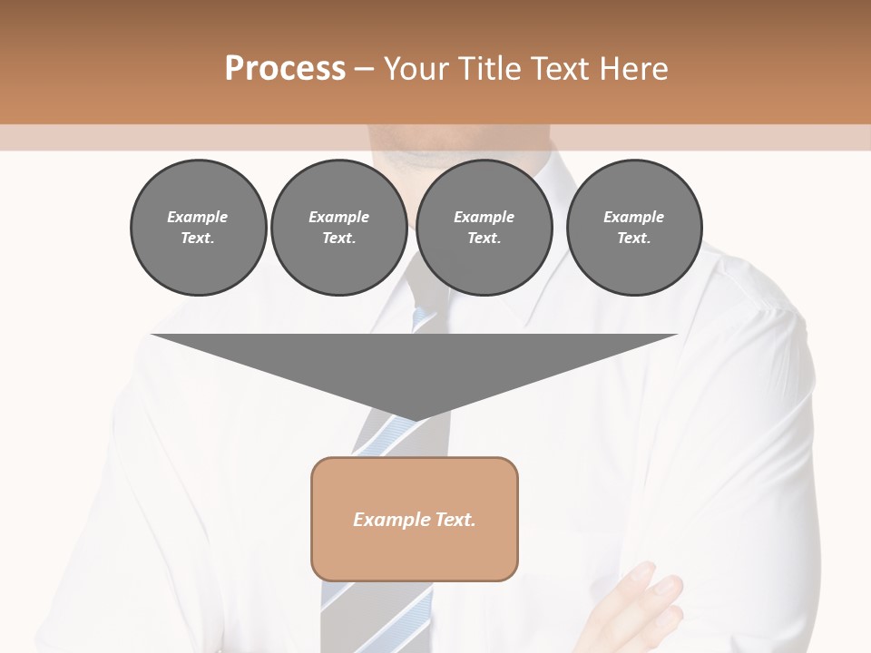Cut Office Male PowerPoint Template