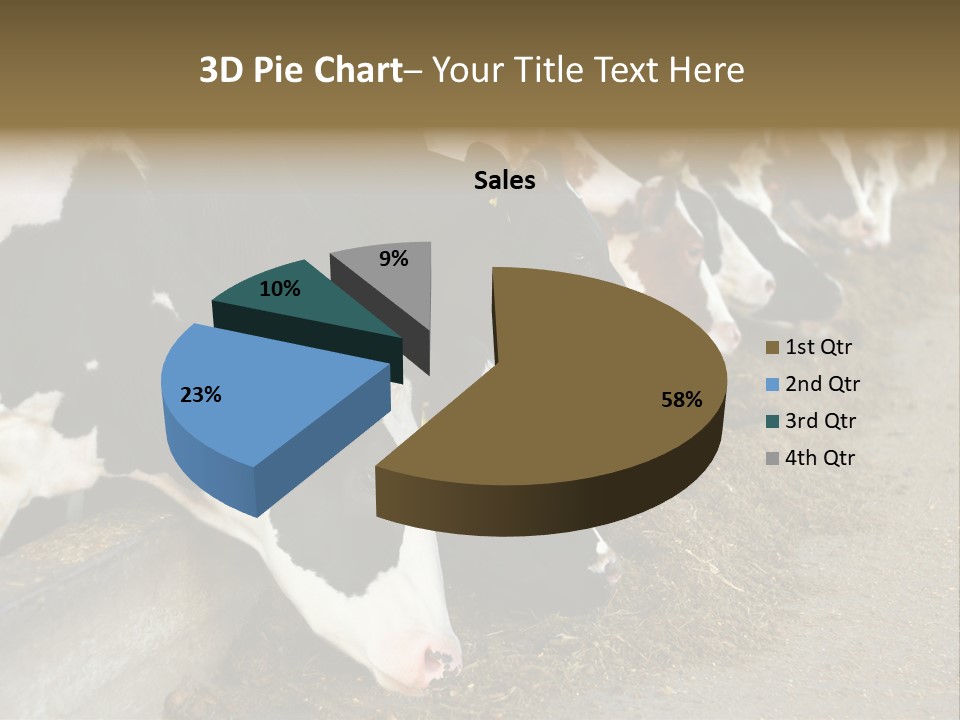 Domestic Animals Feeding Production PowerPoint Template