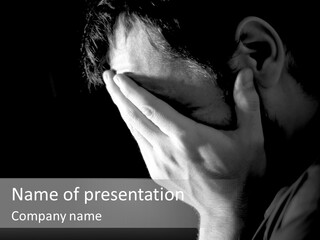 Portrait Drama Dramatic PowerPoint Template