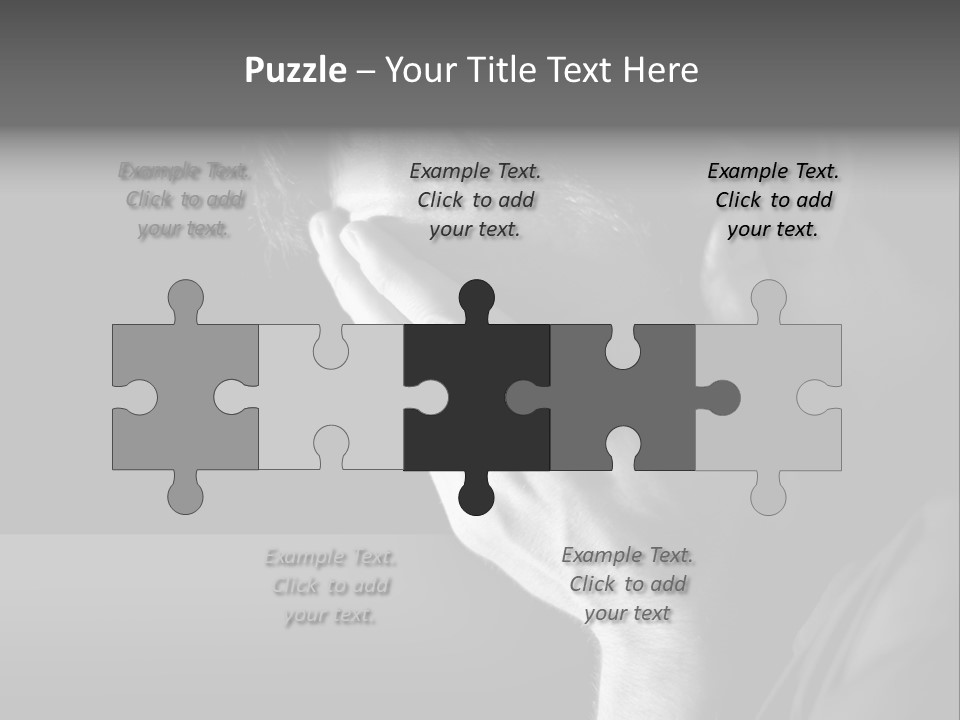 Portrait Drama Dramatic PowerPoint Template