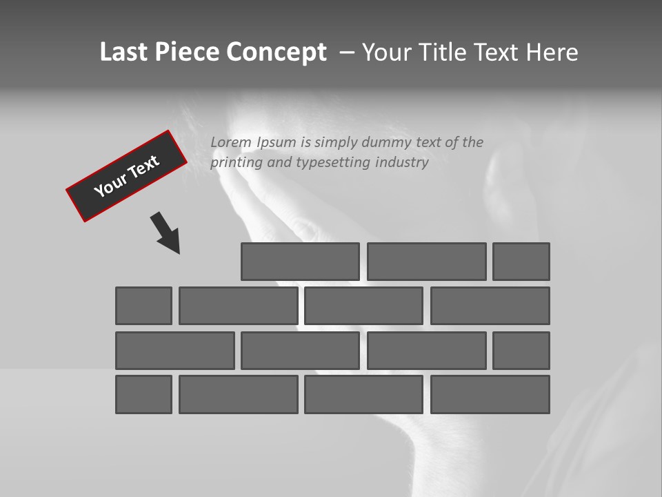 Portrait Drama Dramatic PowerPoint Template