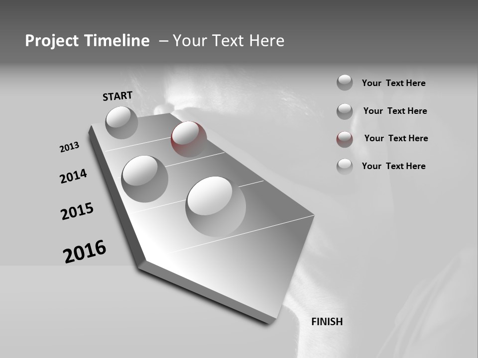 Portrait Drama Dramatic PowerPoint Template