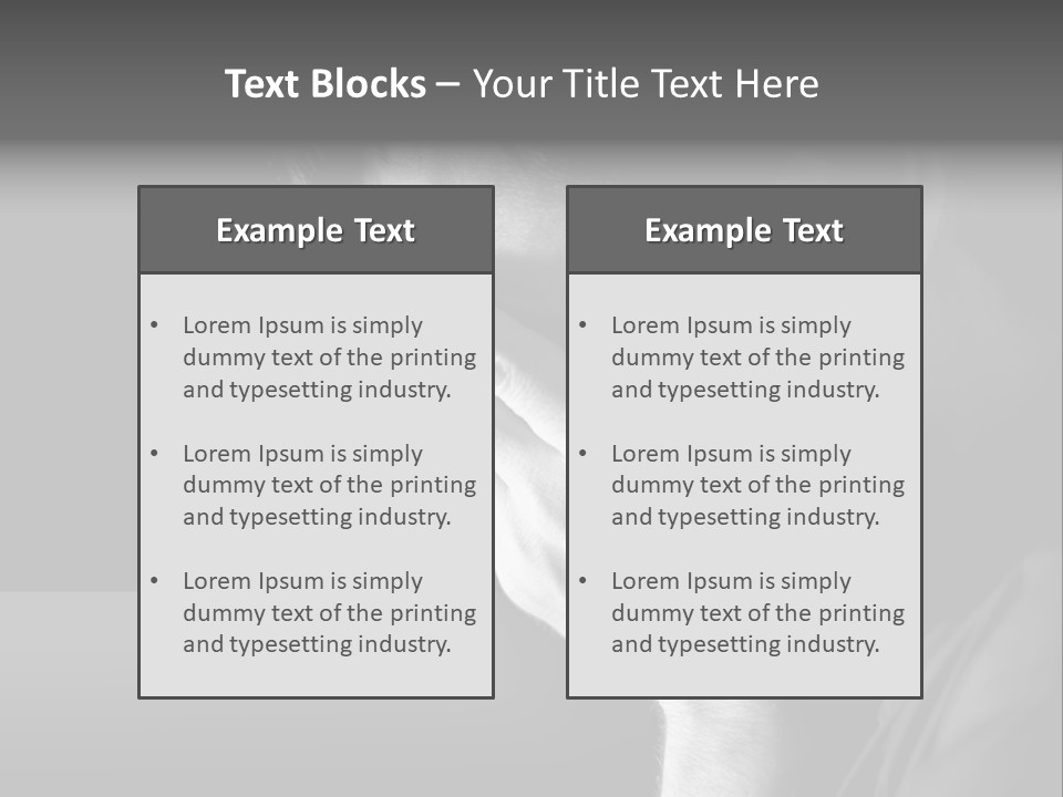 Portrait Drama Dramatic PowerPoint Template
