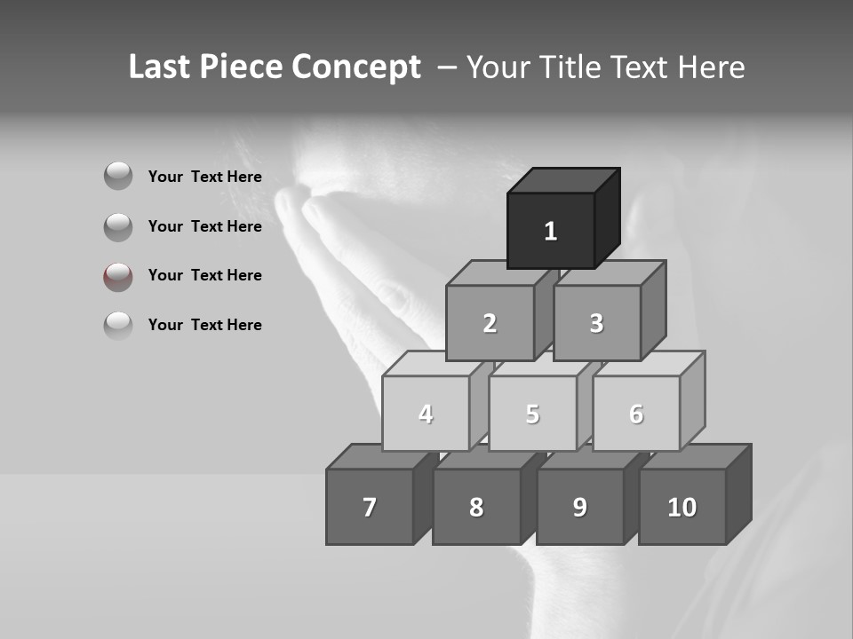 Portrait Drama Dramatic PowerPoint Template