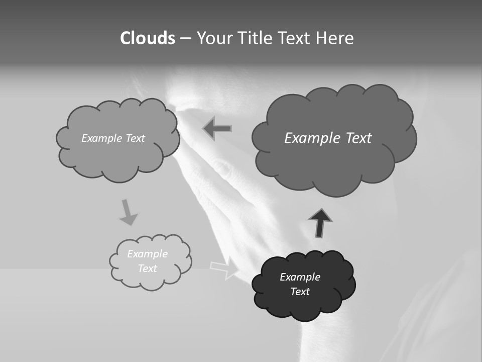 Portrait Drama Dramatic PowerPoint Template