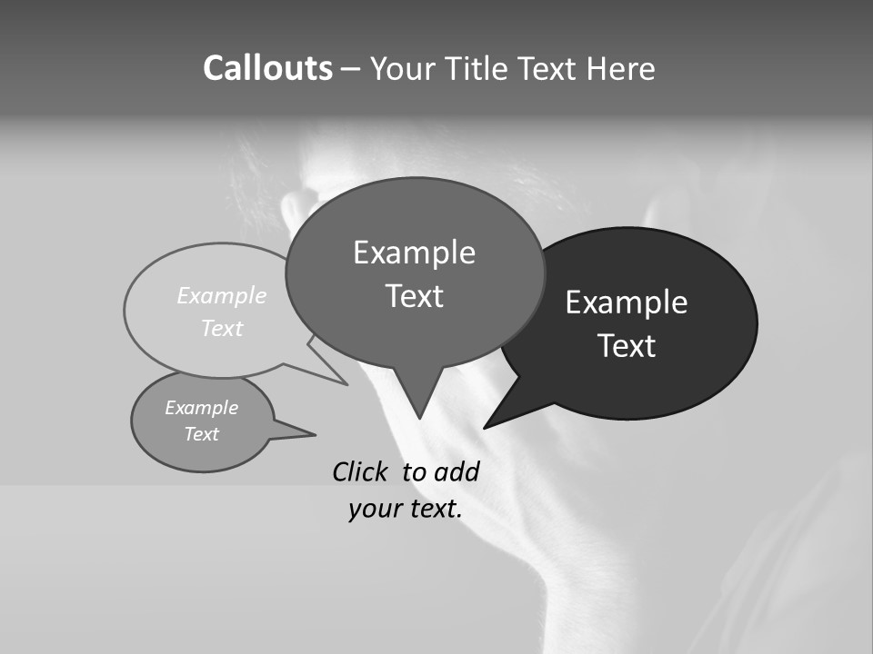 Portrait Drama Dramatic PowerPoint Template