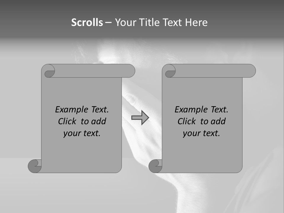 Portrait Drama Dramatic PowerPoint Template