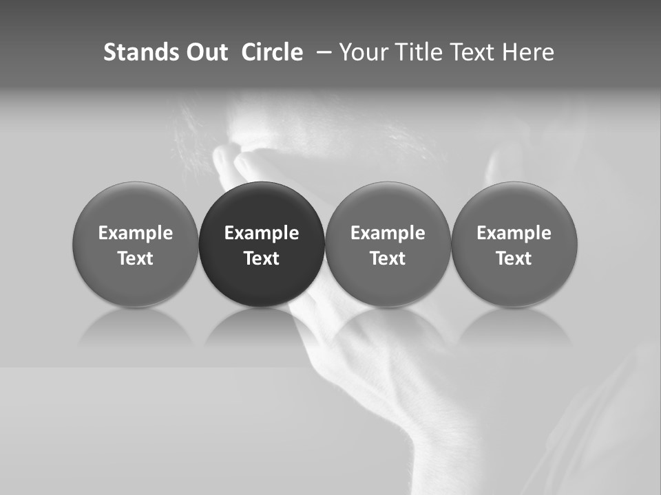 Portrait Drama Dramatic PowerPoint Template