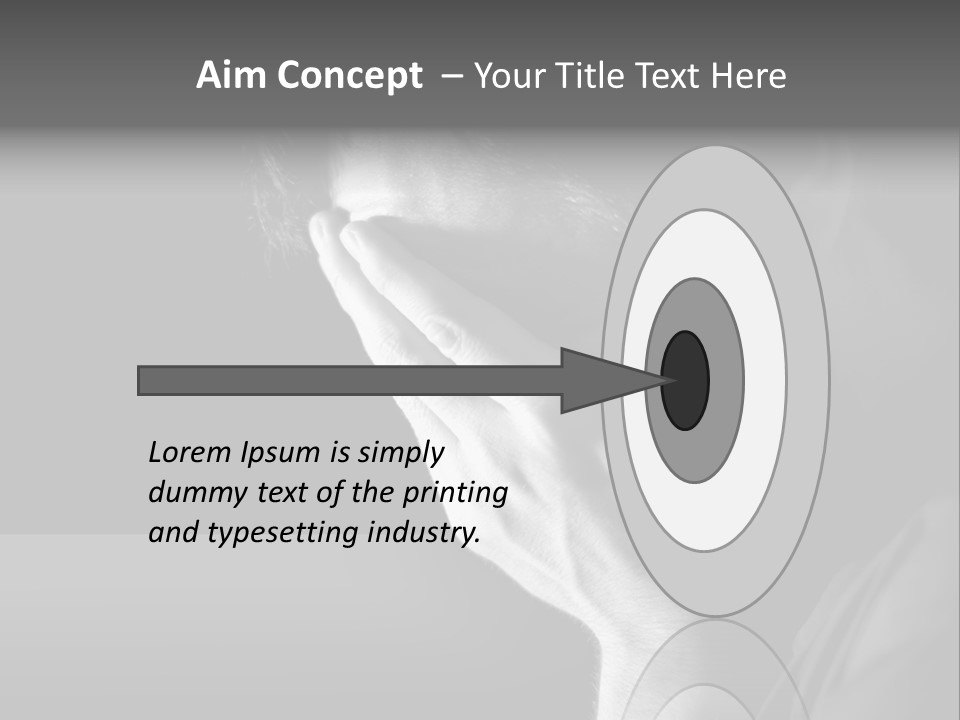 Portrait Drama Dramatic PowerPoint Template