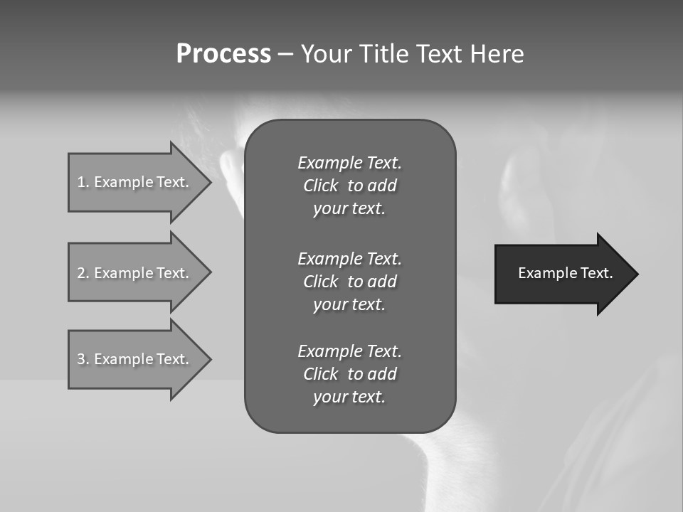 Portrait Drama Dramatic PowerPoint Template