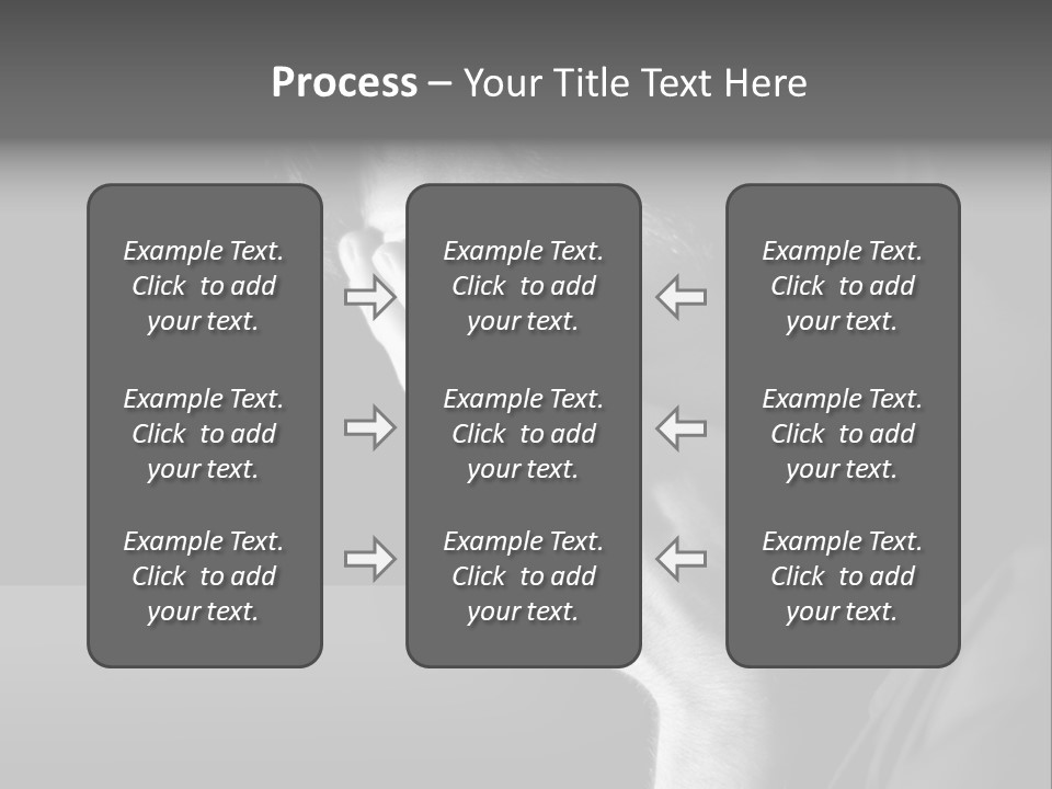 Portrait Drama Dramatic PowerPoint Template