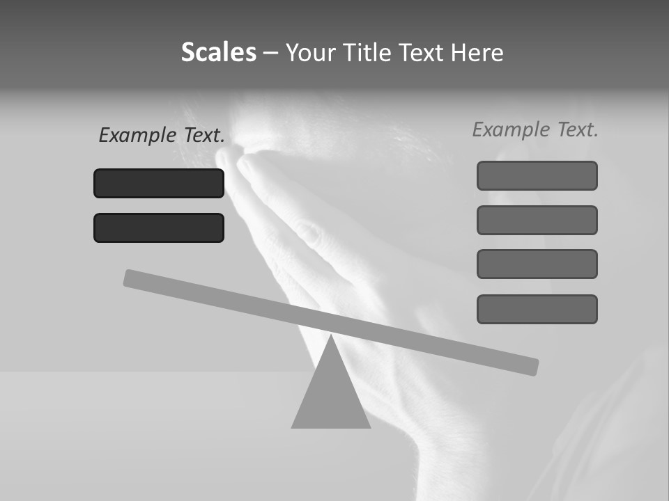 Portrait Drama Dramatic PowerPoint Template