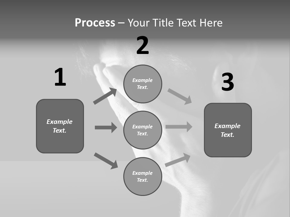Portrait Drama Dramatic PowerPoint Template
